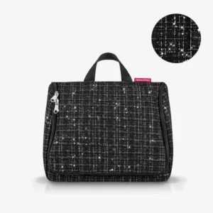 toiletbag XL bouclé black