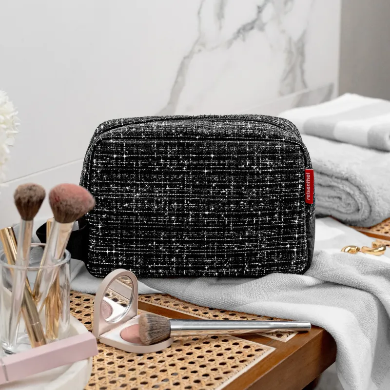 cosmeticpouch M bouclé black - Image 3