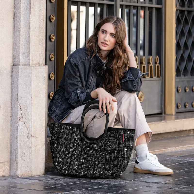 loopshopper L bouclé black - Image 3