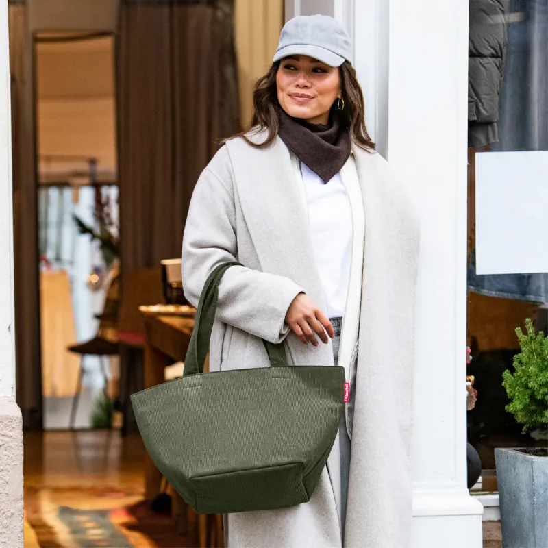 shopper M cord dark matcha - Image 2