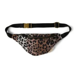 Soft Cotton Mini Fanny Pack | Hazel Leopard