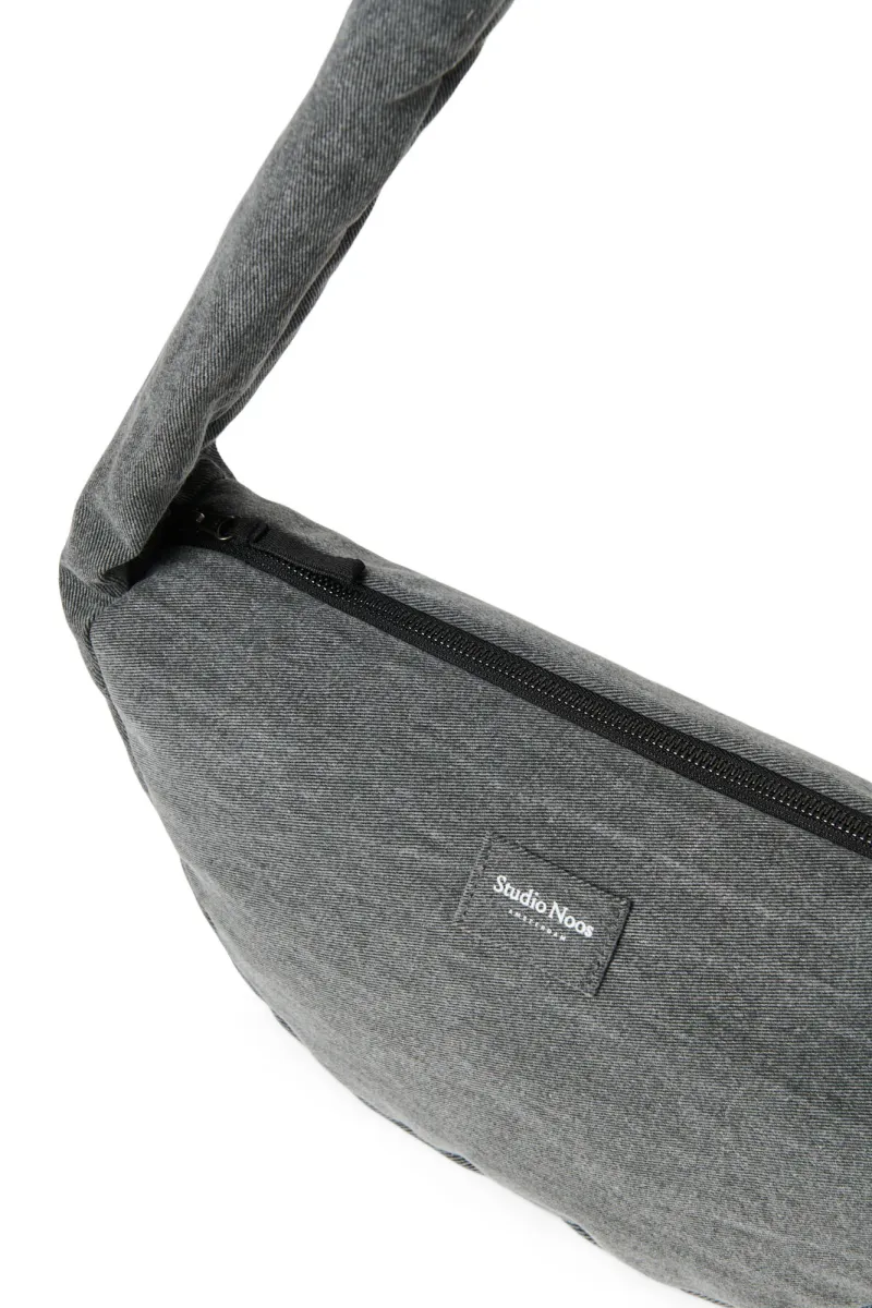 Denim Mini Cross Body Bag | Grey - Image 4