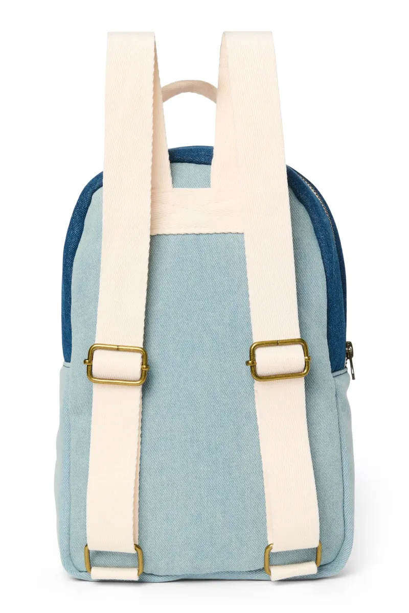 Patchwork Mini Backpack | Denim - Image 5