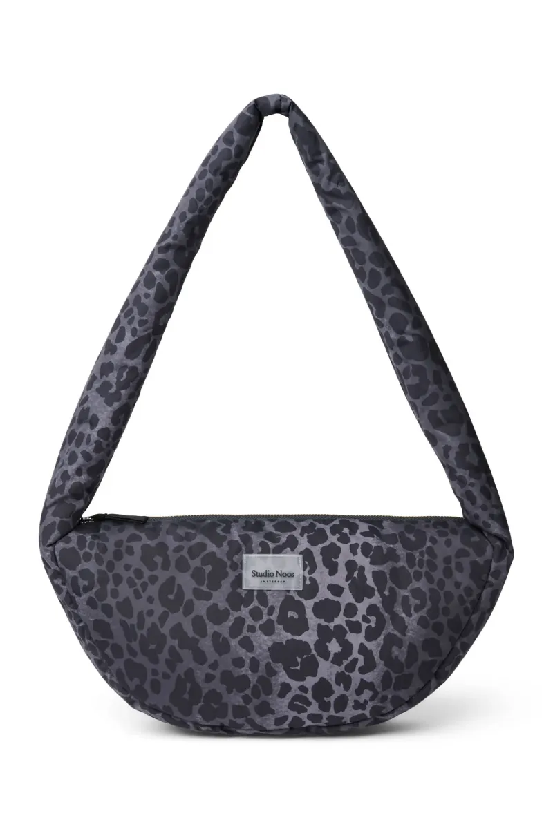 Puffy Mini Cross Body Bag | Leopard