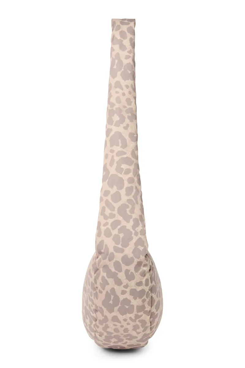 Puffy Mini Cross Body Bag | Beige Leopard - Image 4