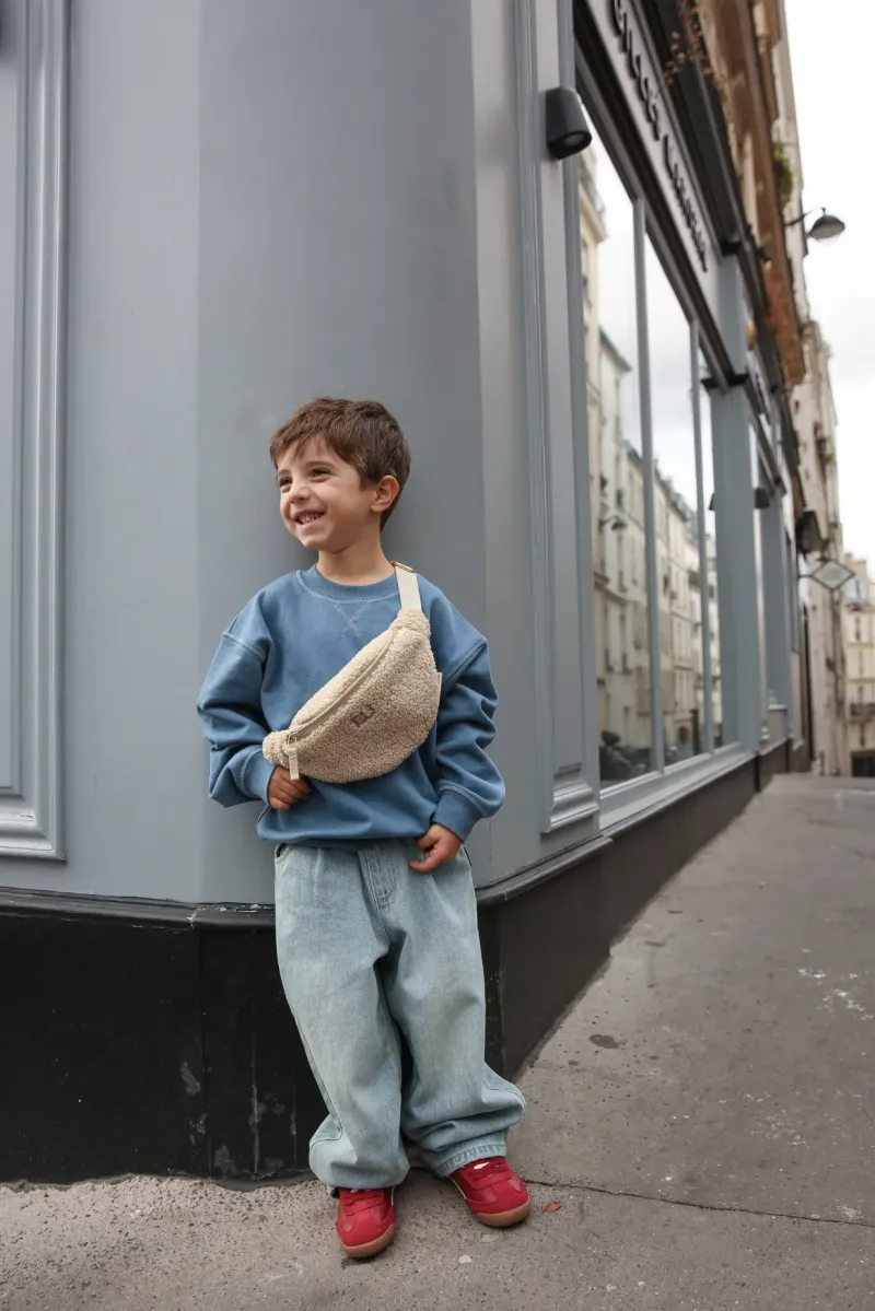 Teddy Mini Fanny Pack | Ecru - Image 3