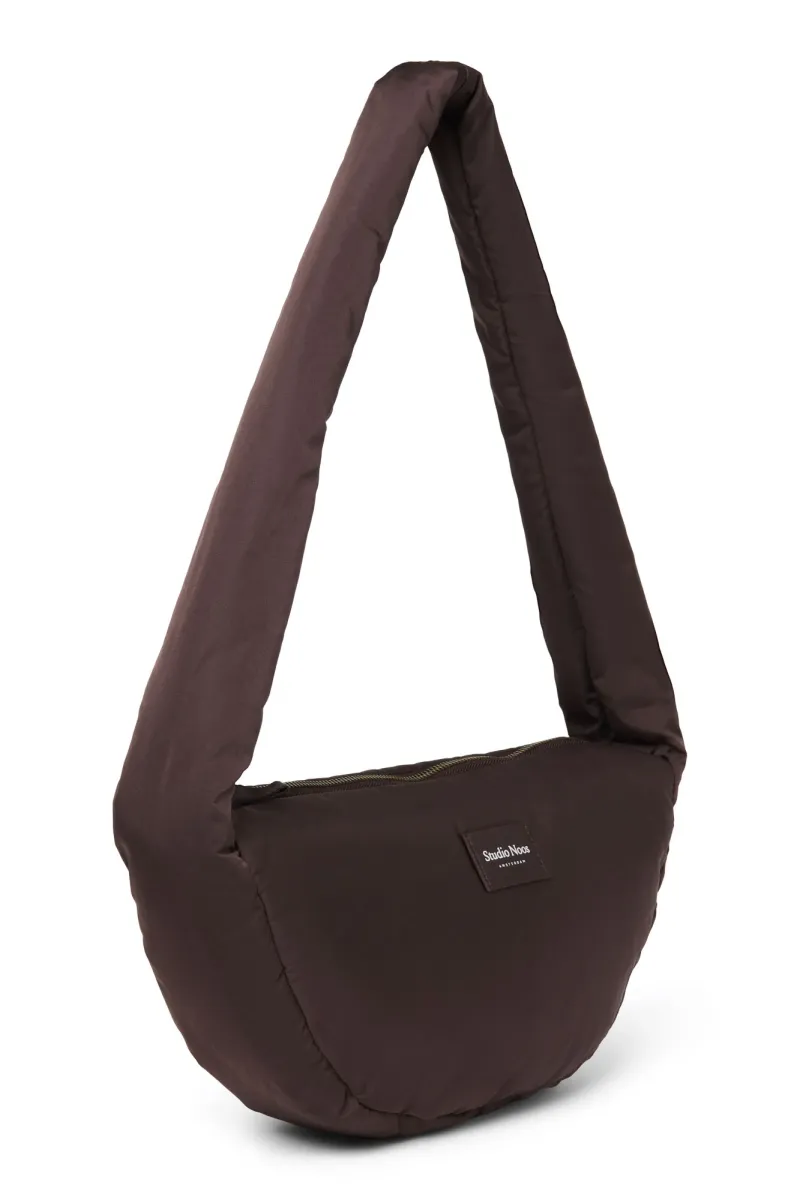 Puffy Mini Cross Body Bag | Brown - Image 3