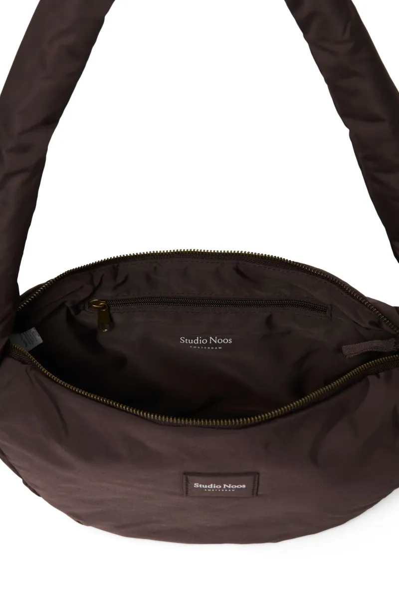 Puffy Mini Cross Body Bag | Brown - Image 5