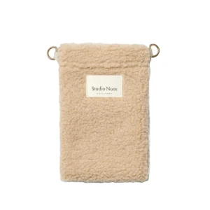 Teddy Phone Bag | Ecru