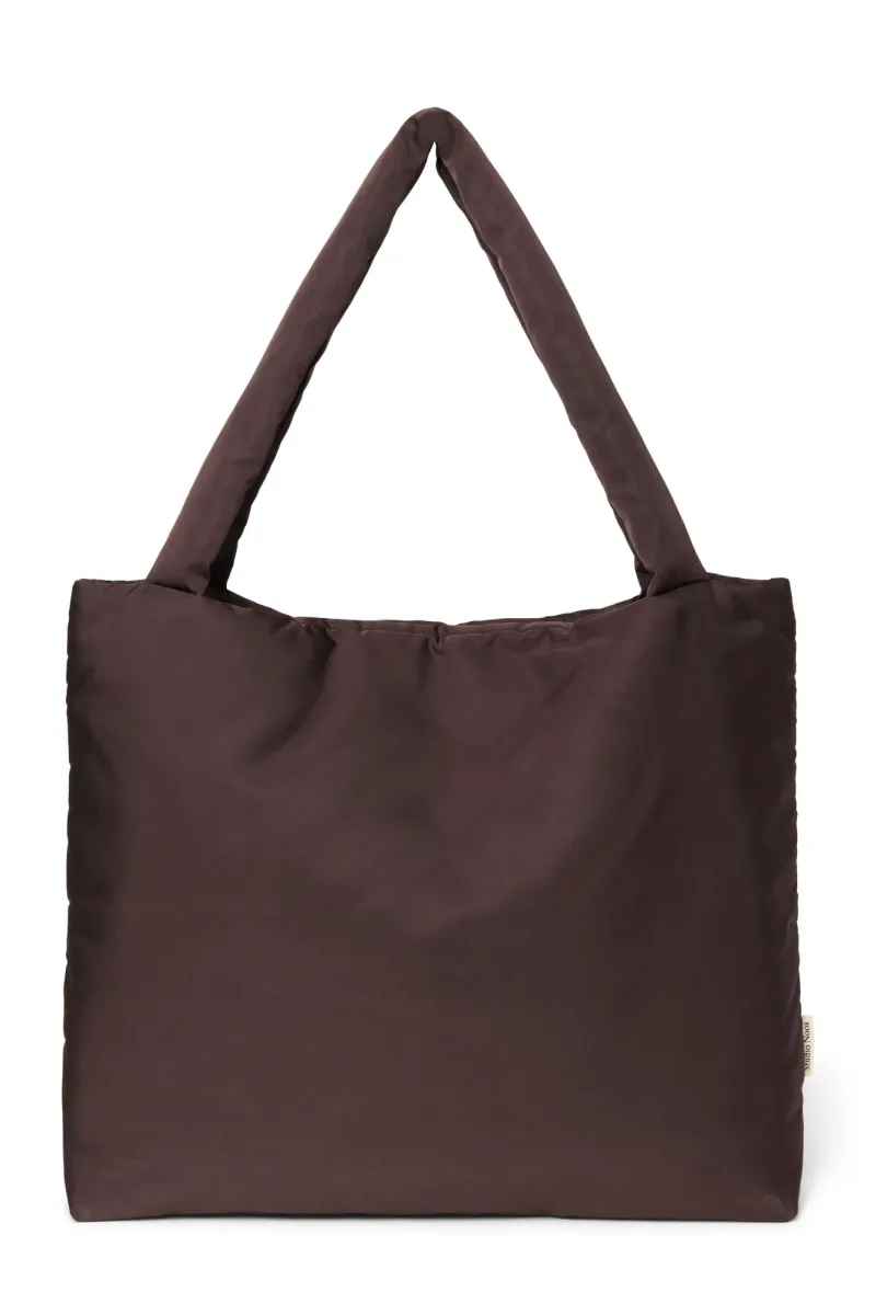 Puffy Mom Bag | Brown