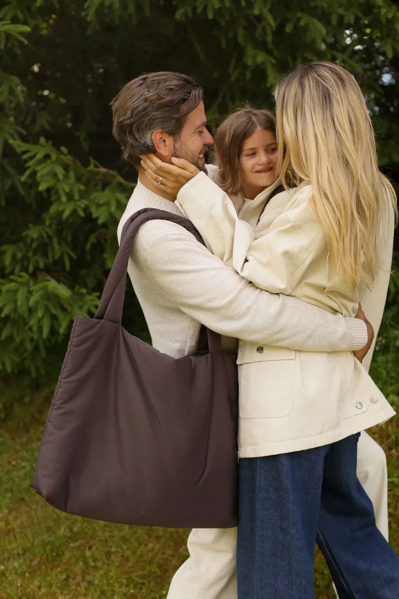 Puffy Mom Bag | Brown - Image 2