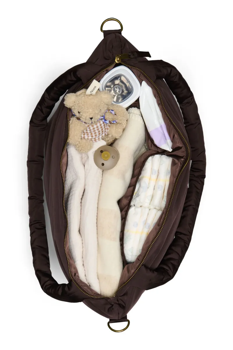 Puffy Diaper Bag | Brown - Image 5
