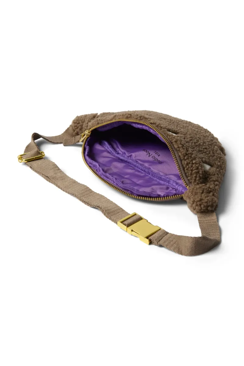 Teddy Mini Fanny Pack | Brown Hearts - Image 3