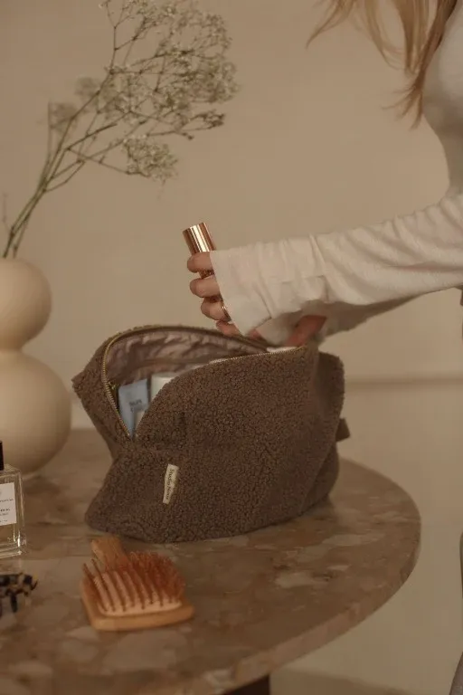 Teddy Toiletry Bag | Brown - Image 2