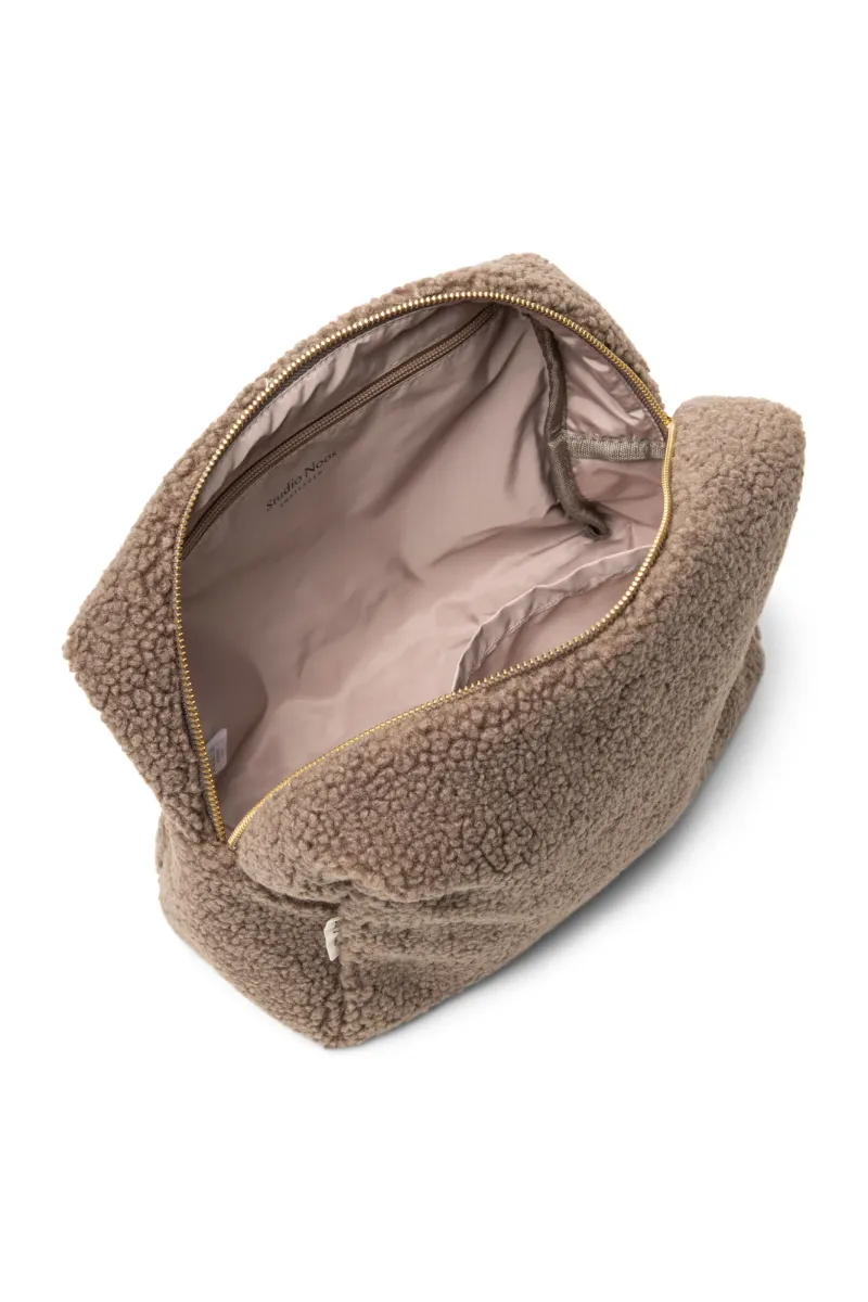 Teddy Toiletry Bag | Brown - Image 5