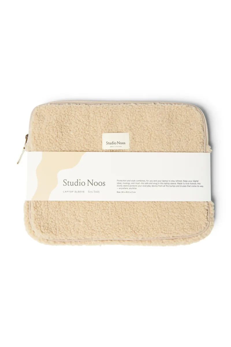Teddy Laptop Sleeve 13 Inch | Ecru - Image 2