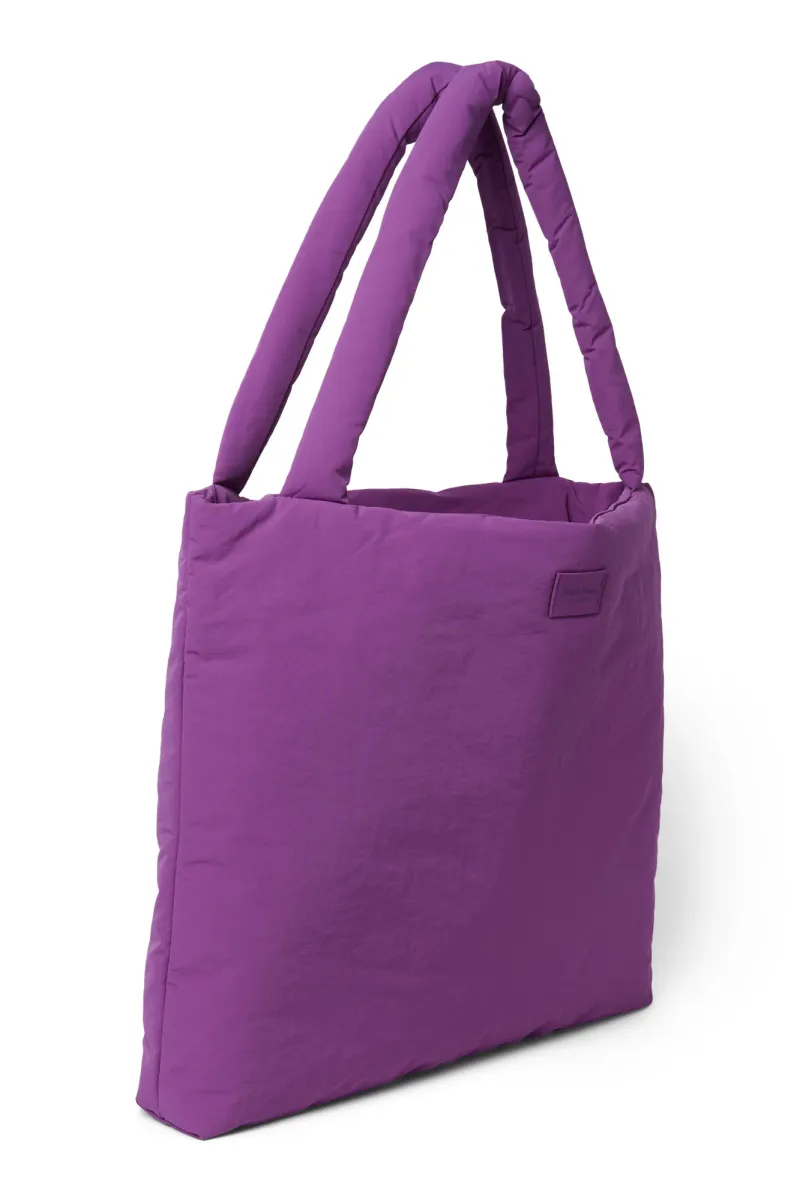 Textured Puffy Mom Bag | Purple - Image 5