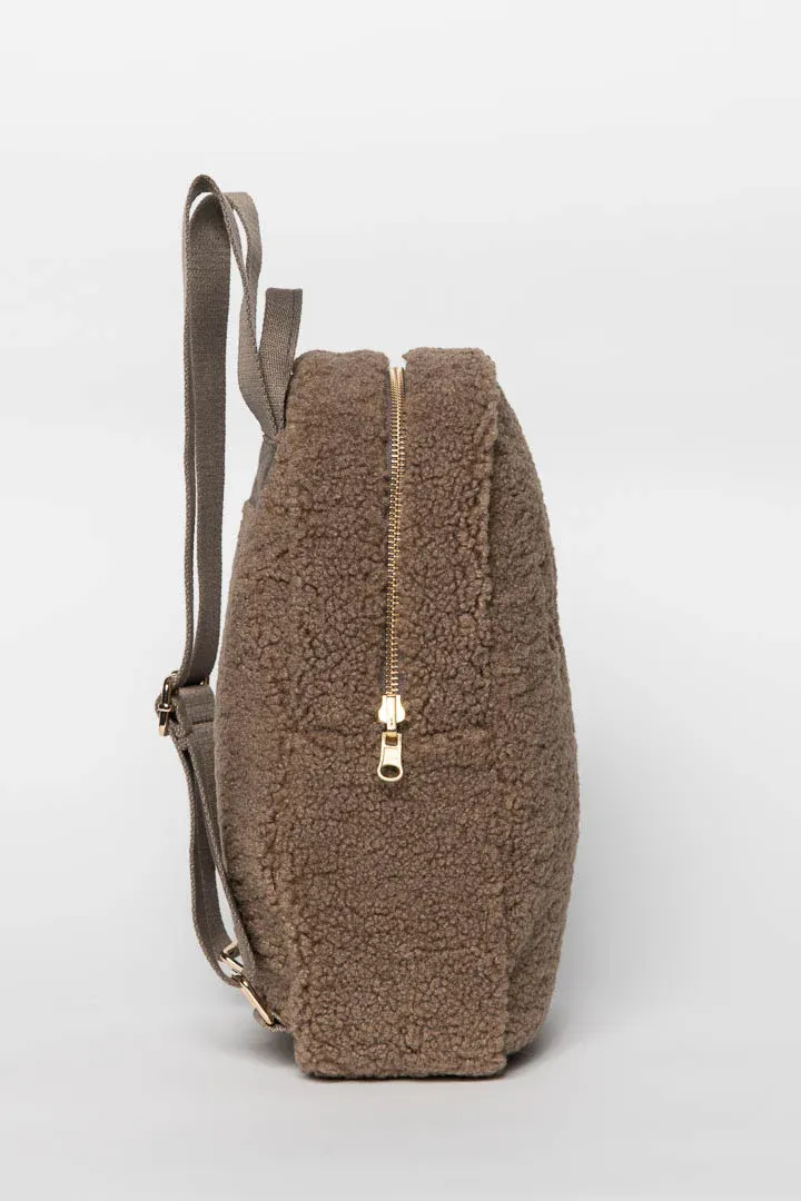 Teddy Mini Backpack | Brown - Image 4