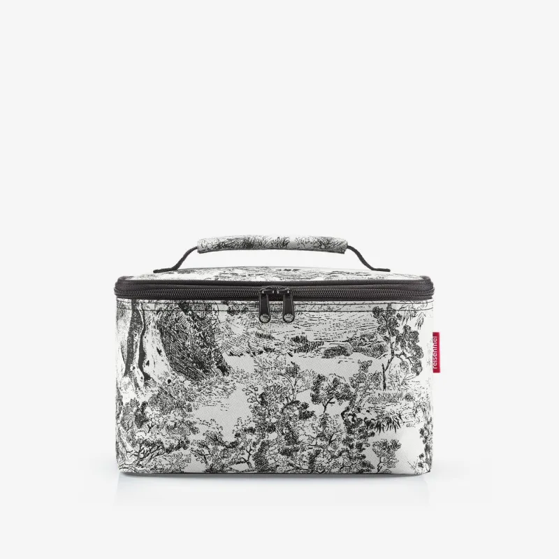 cosmetic case jacquard grey