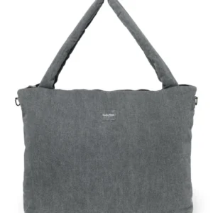 Denim Diaper Bag | Grey