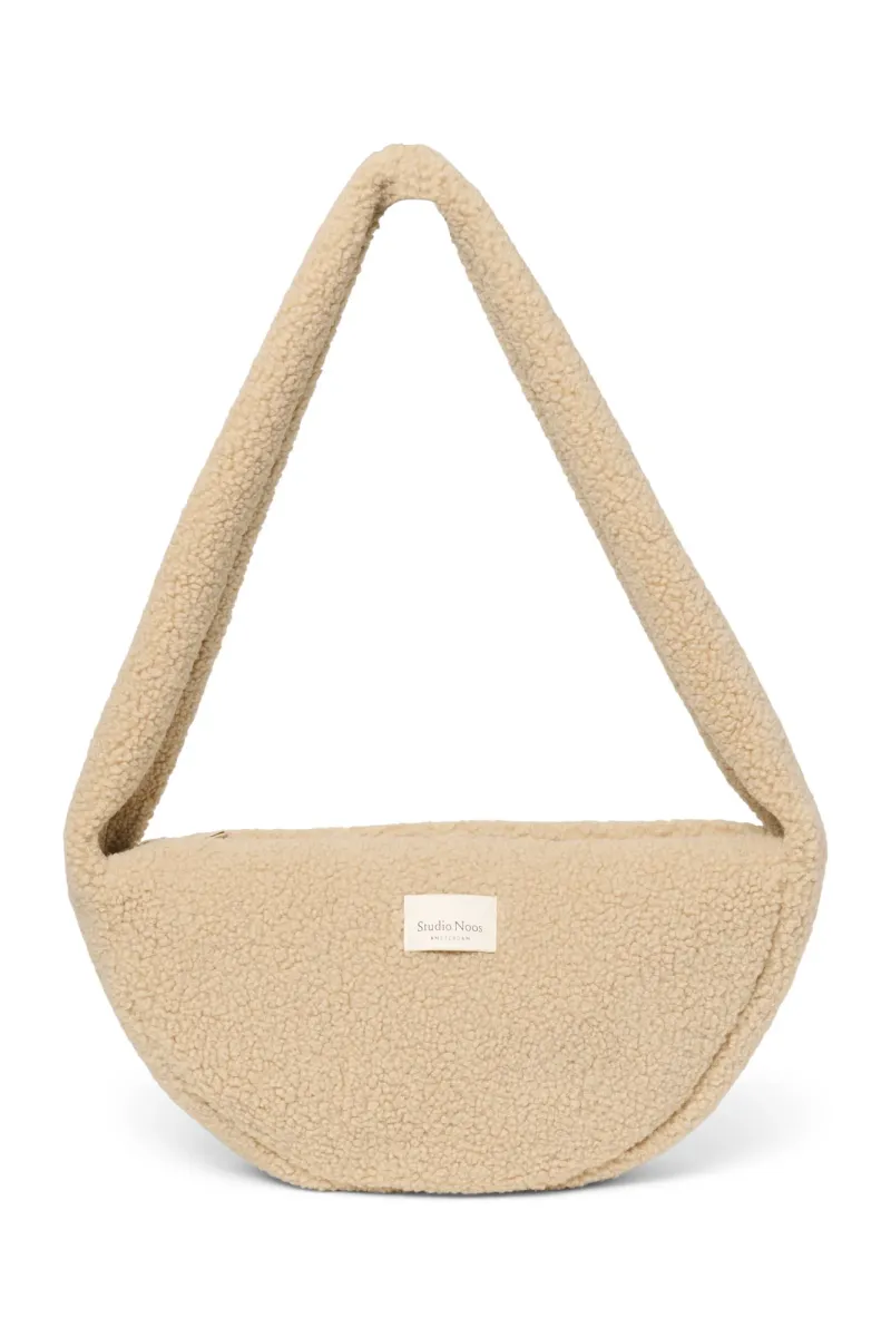 Teddy Mini Cross Body Bag | Ecru