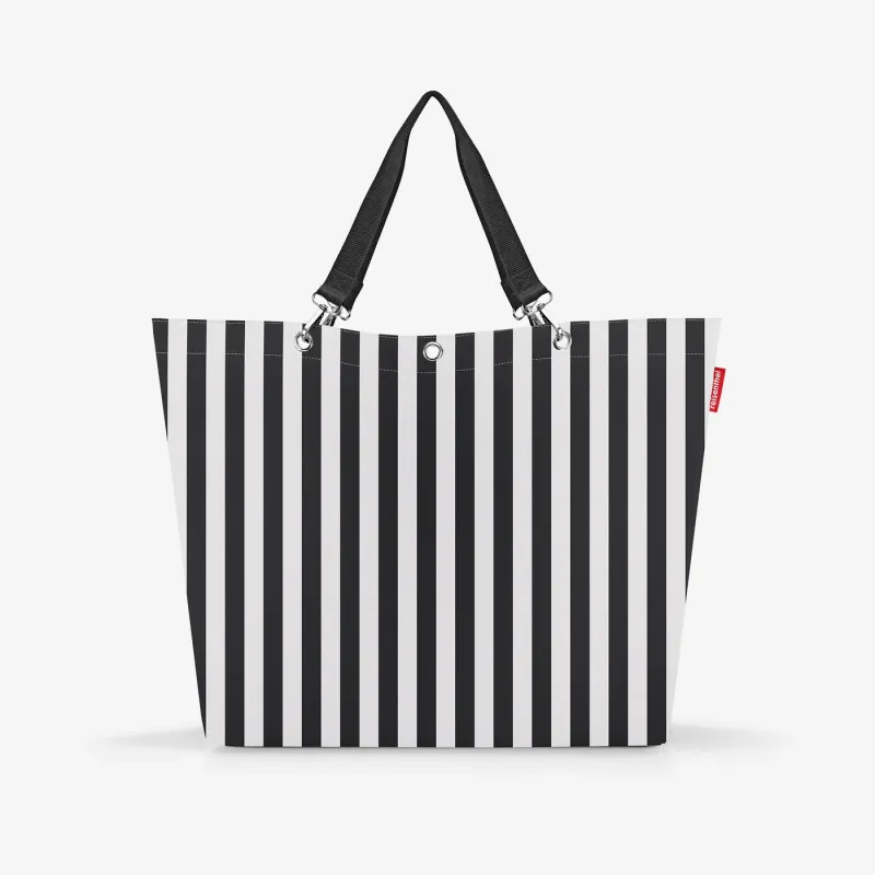 shopper XL summerstripes black