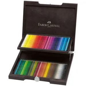 POLYCHROMOS Oil-based Colored Pencils — 120-Color Wooden Box Set