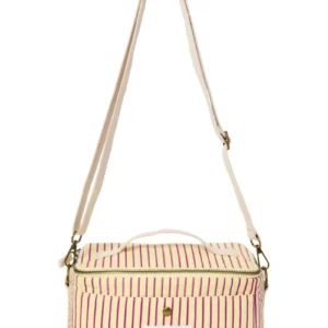 Poplin Striped Cooler Bag | Butter Yellow