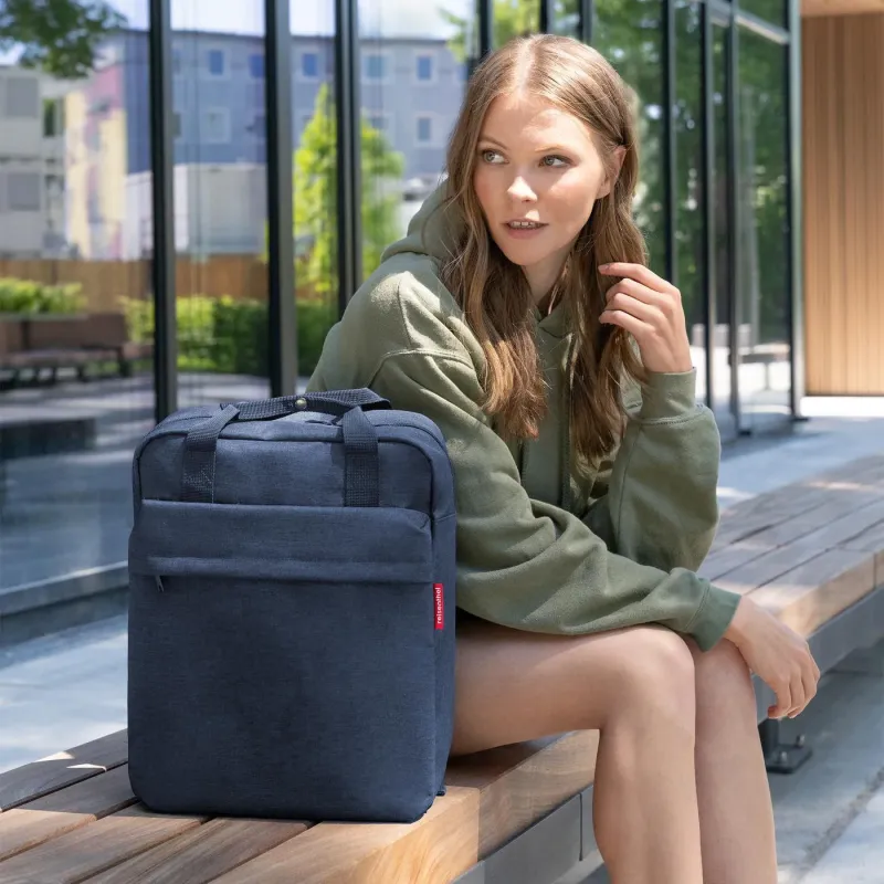 allday backpack M twist navy - Image 3