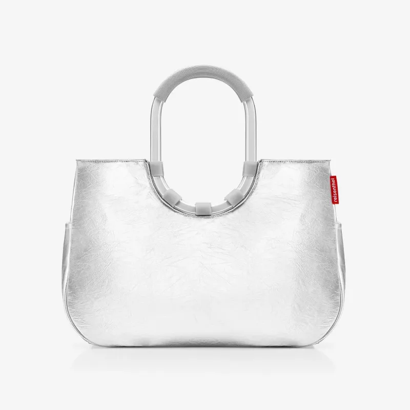 loopshopper L silver crackle