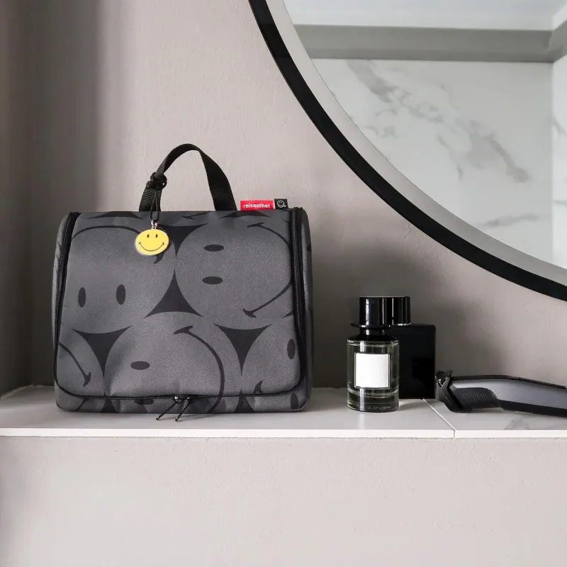 toiletbag XL smiley grey - Image 2