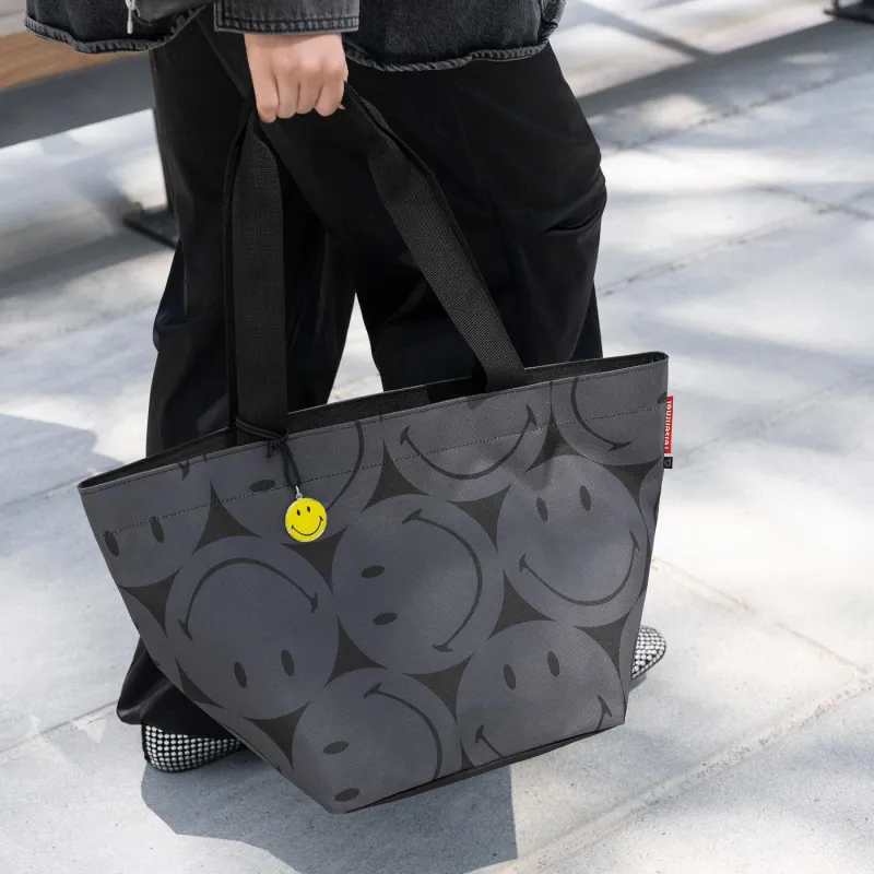 shopper M smiley grey - Image 2