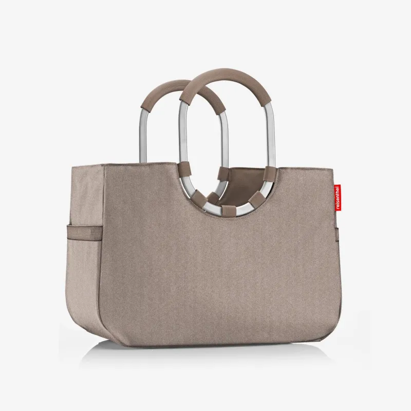 loopshopper L herringbone mokka - Image 4