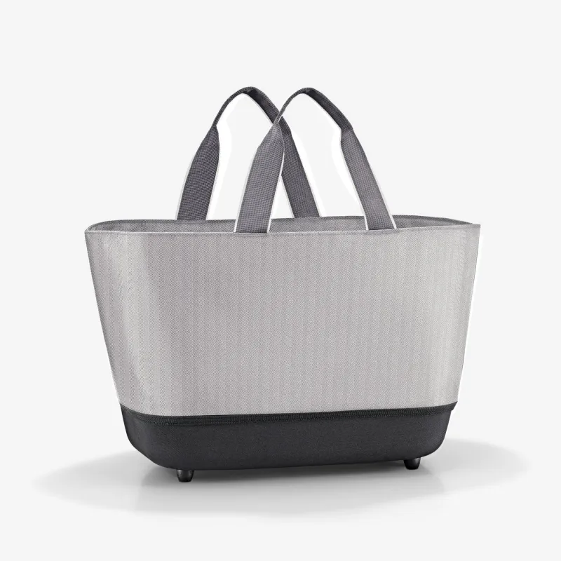 shoppingbasket herringbone grey - Image 4