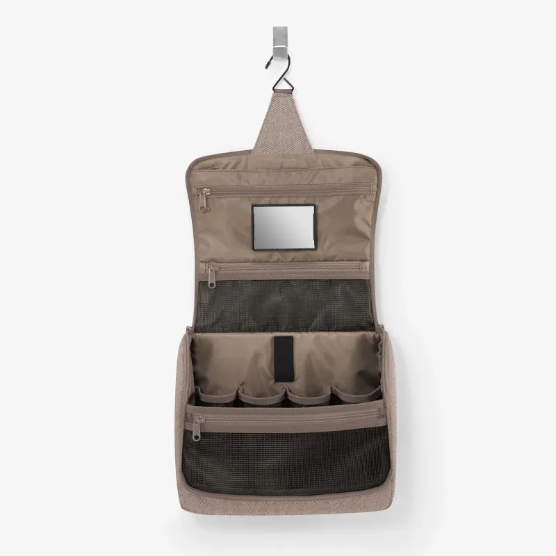 toiletbag XL herringbone mokka - Image 5
