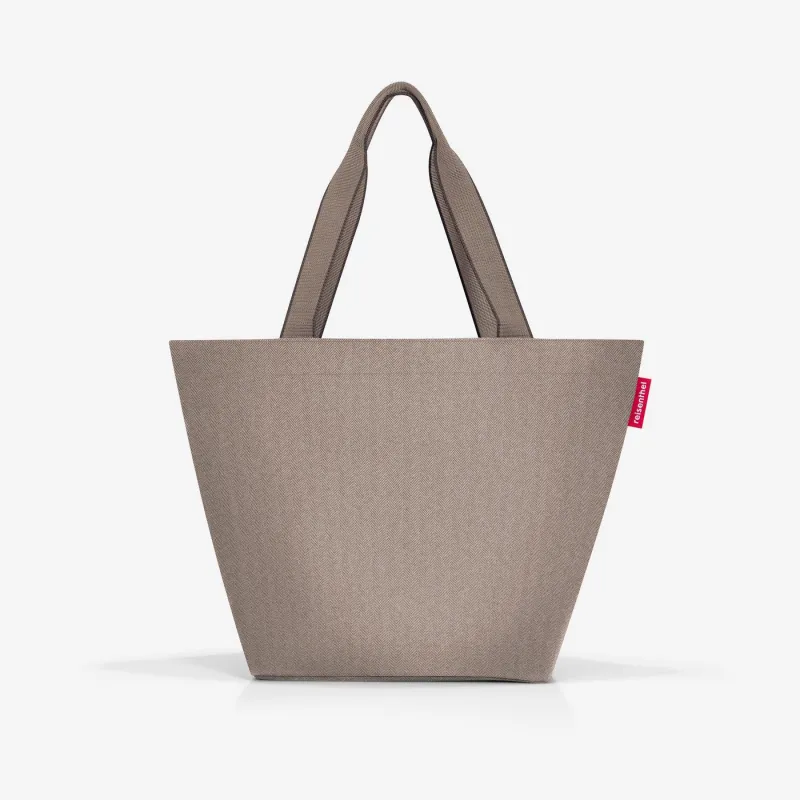 shopper M herringbone mokka