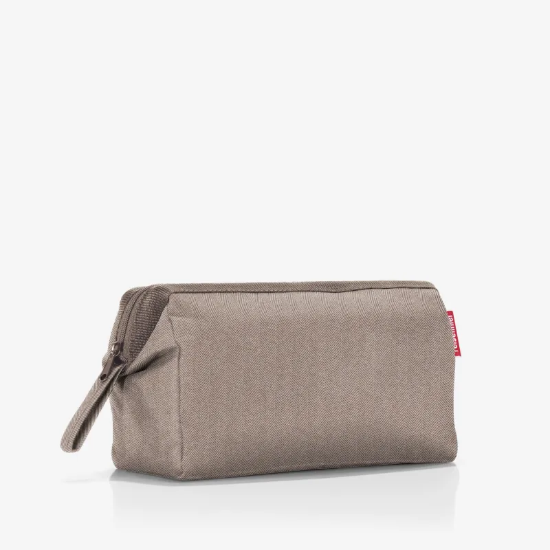 travelcosmetic herringbone mokka - Image 4