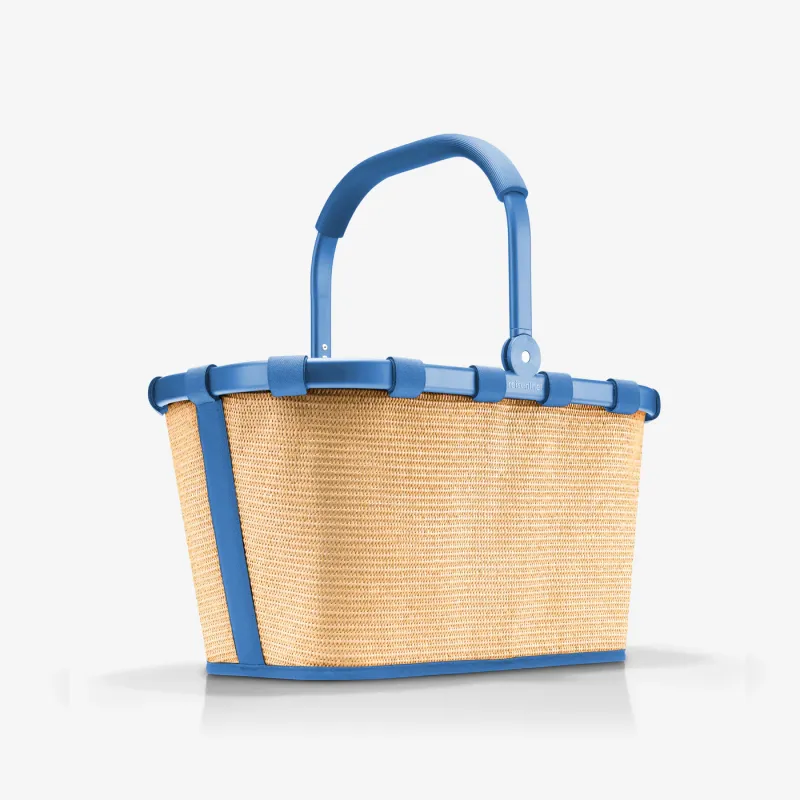 carrybag frame raffia blue - Image 4