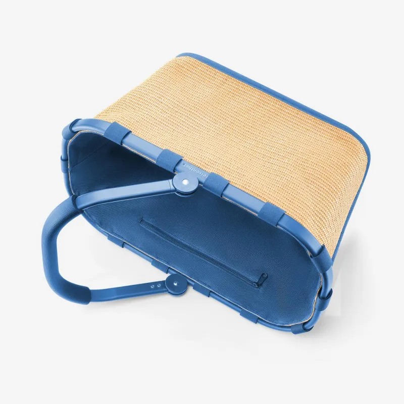 carrybag frame raffia blue - Image 5