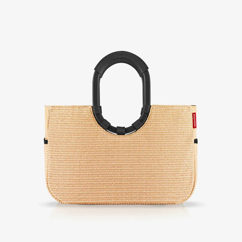 loopshopper M frame raffia black