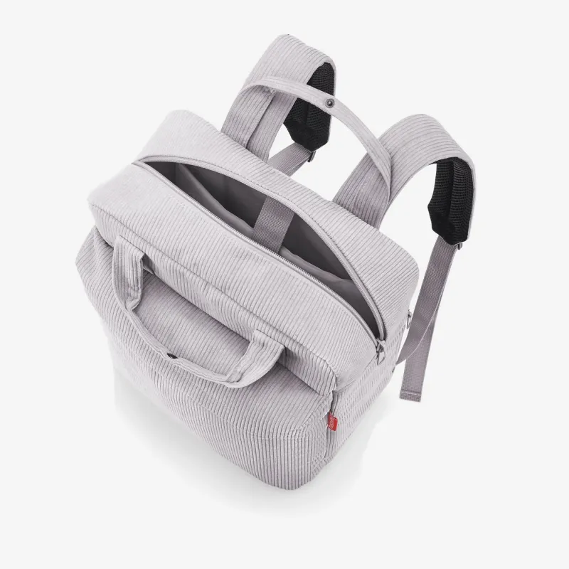 allday backpack M cord grey - Image 3