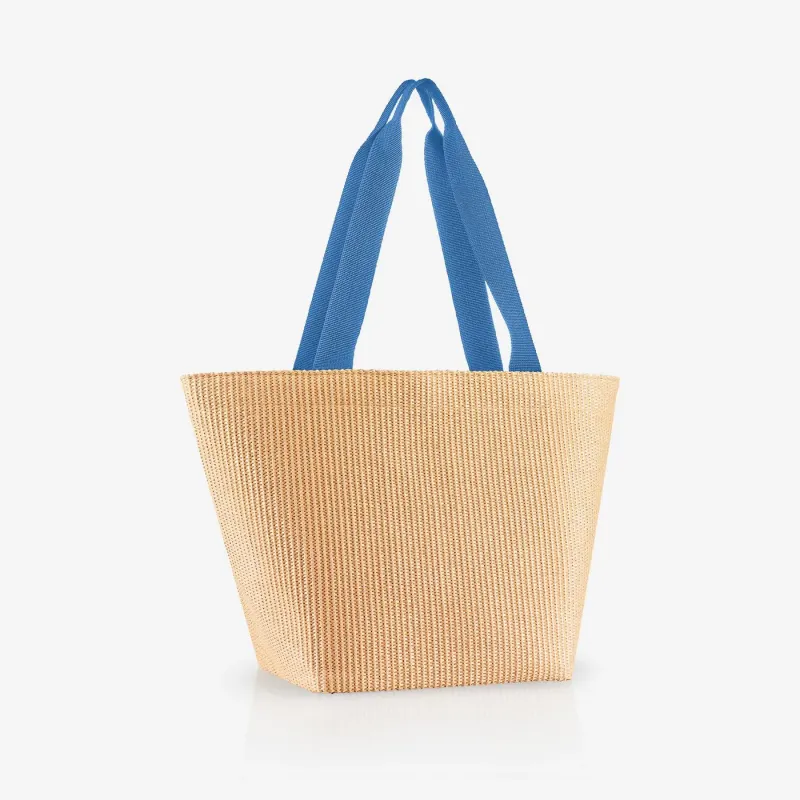 shopper M raffia blue - Image 3