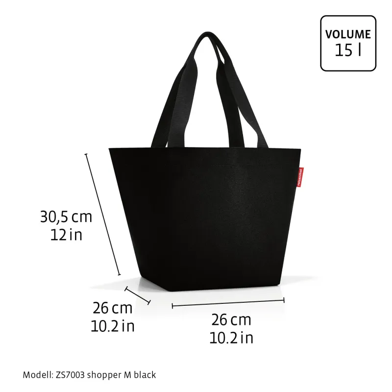 shopper M raffia black - Image 5
