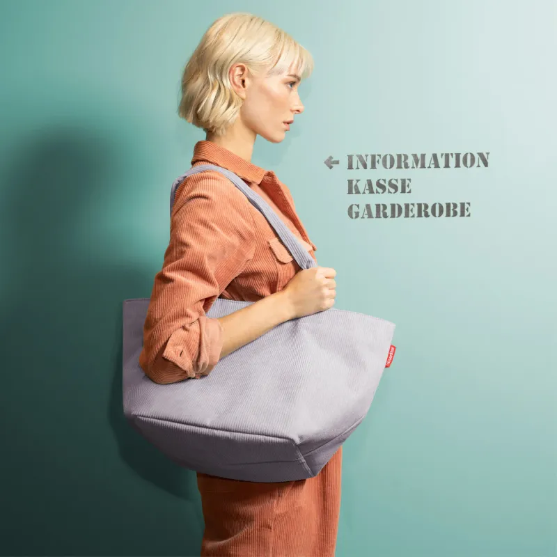 shopper M cord grey - Image 2