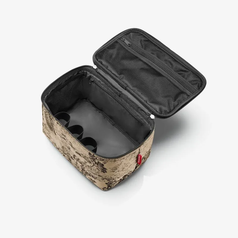 cosmetic case jacquard brown - Image 4
