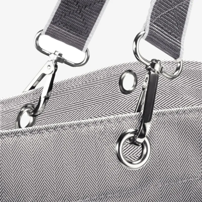 shopper XL herringbone grey - Image 5
