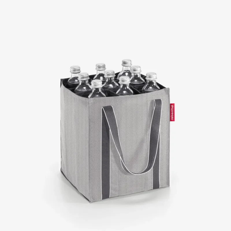 bottlebag herringbone grey - Image 3