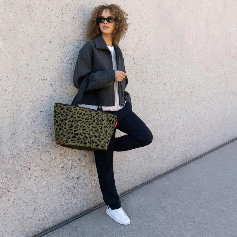 shopper M teddy leo olive - Image 3