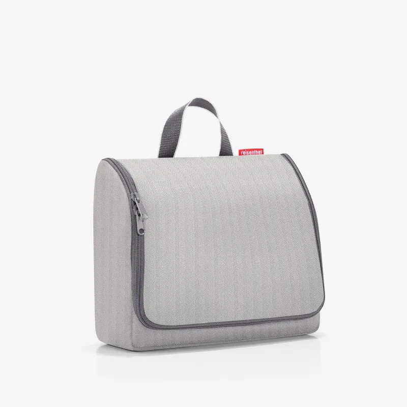 toiletbag XL herringbone grey - Image 4