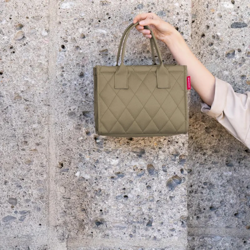 daily shopper XS rhombus olive - Image 3